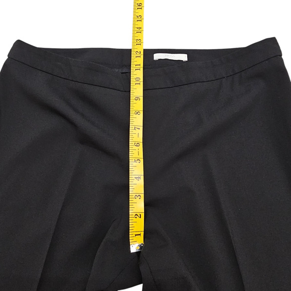 Boss Hugo Boss Pants Womens Size 10 Black Tulea Wool Blend Straight Leg Side Zip - Picture 11 of 12